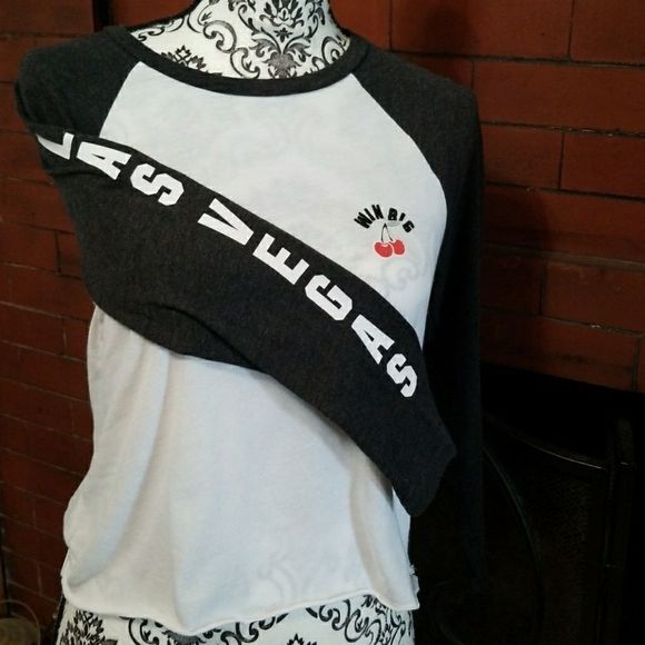 PINK Victoria's Secret Tops - VS Las Vegas  Baseball Tee